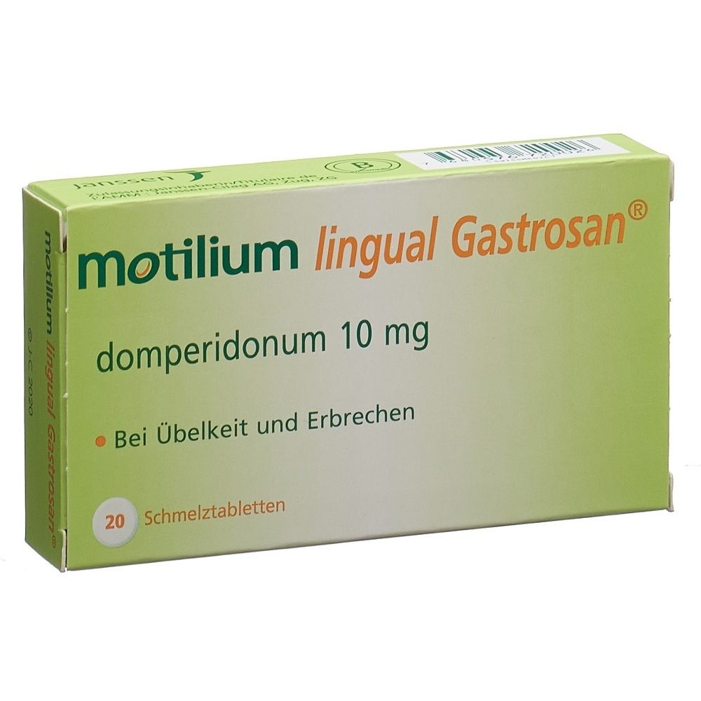 MOTILIUM lingual Gastrosan 10 mg SDO