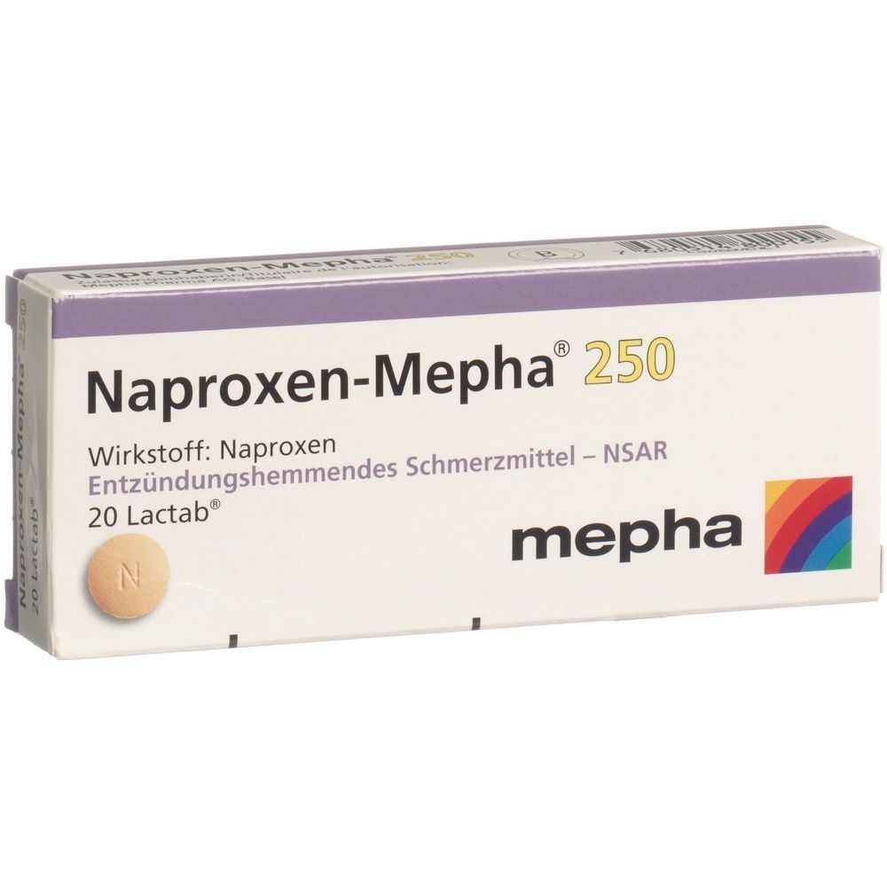 NAPROXEN Mepha Lactab 250 mg SDO