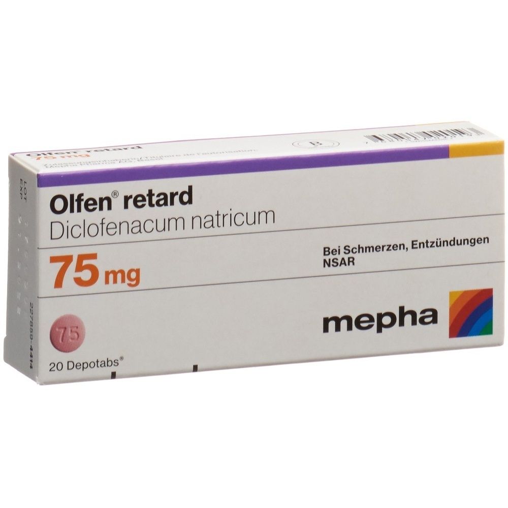 OLFEN retard Depotabs 75 mg SDO