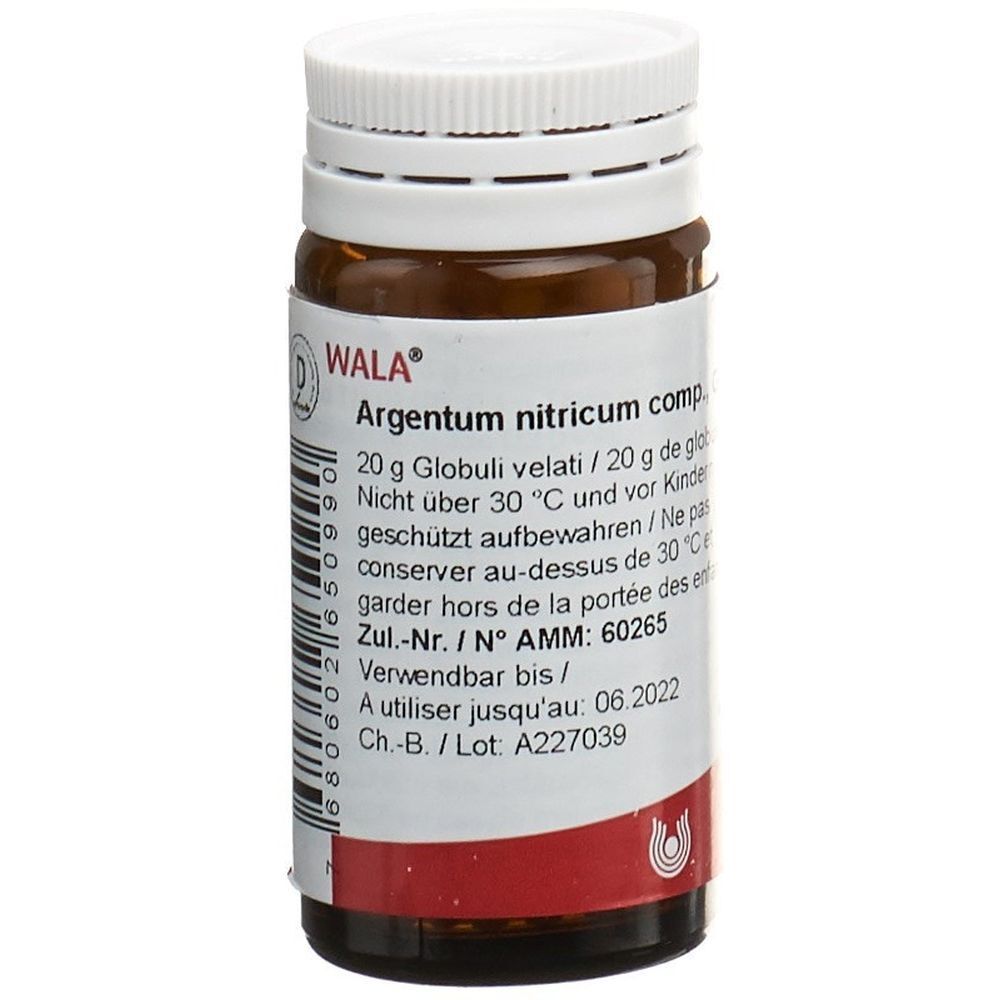 WALA Argentum nitricum comp Glob Fl 20 g