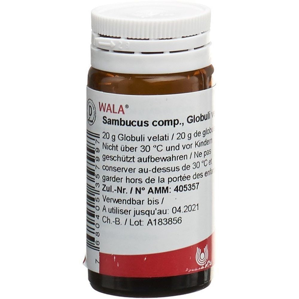 WALA Sambucus comp Glob Fl 20 g