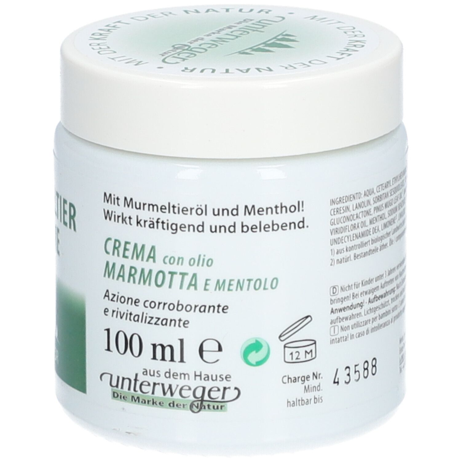 Unterweger Murmeltiersalbe