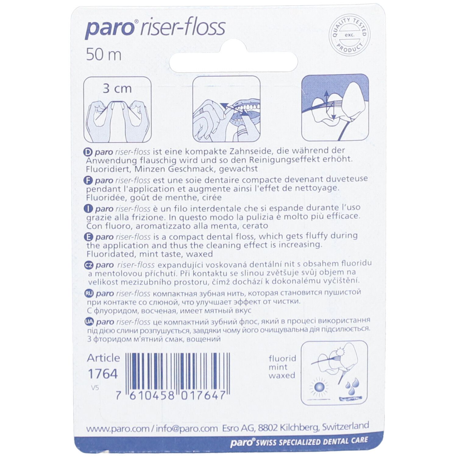 paro® riser-floss Zahnseide