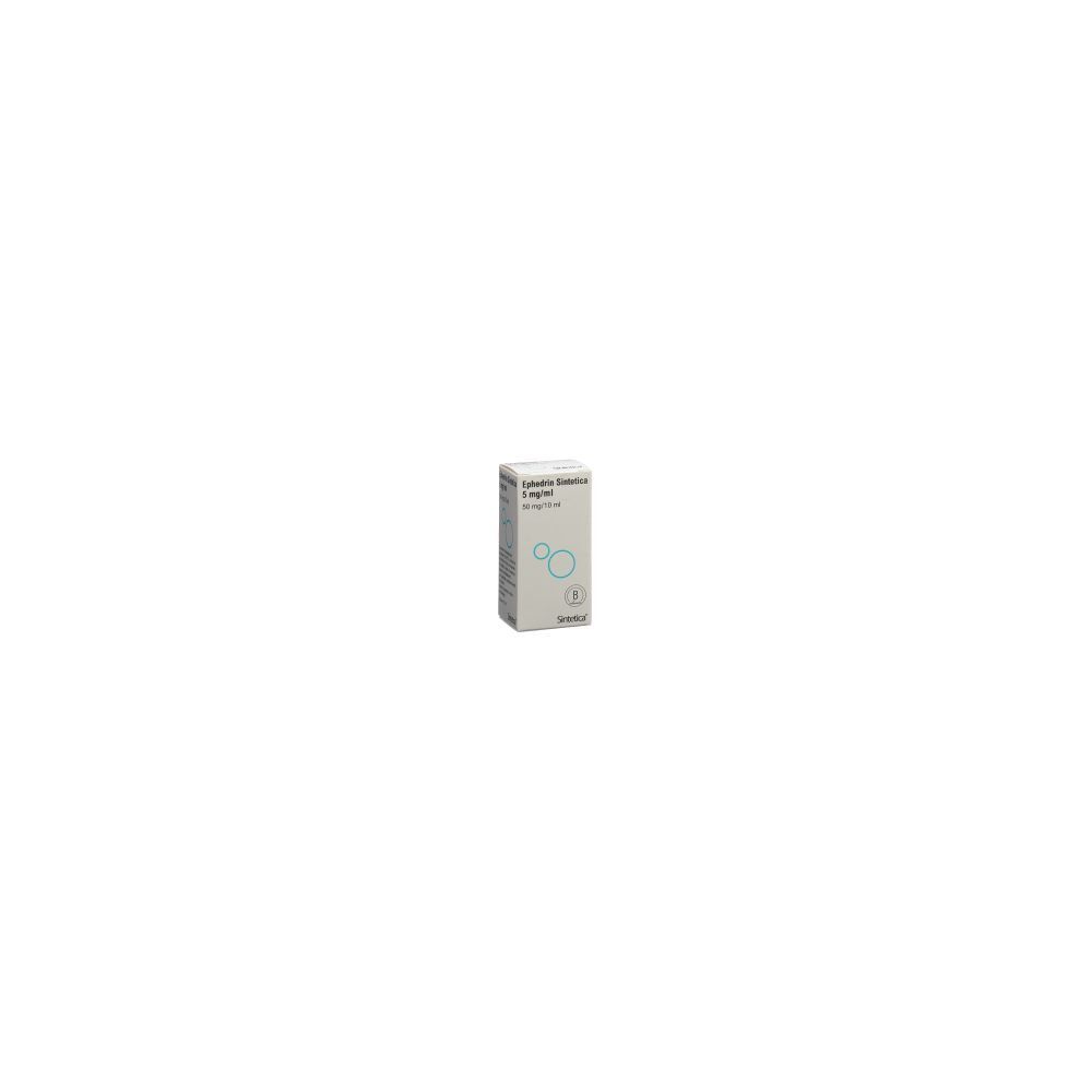 EPHEDRIN Sintetica Inj Lös 50 mg/10ml Durchst
