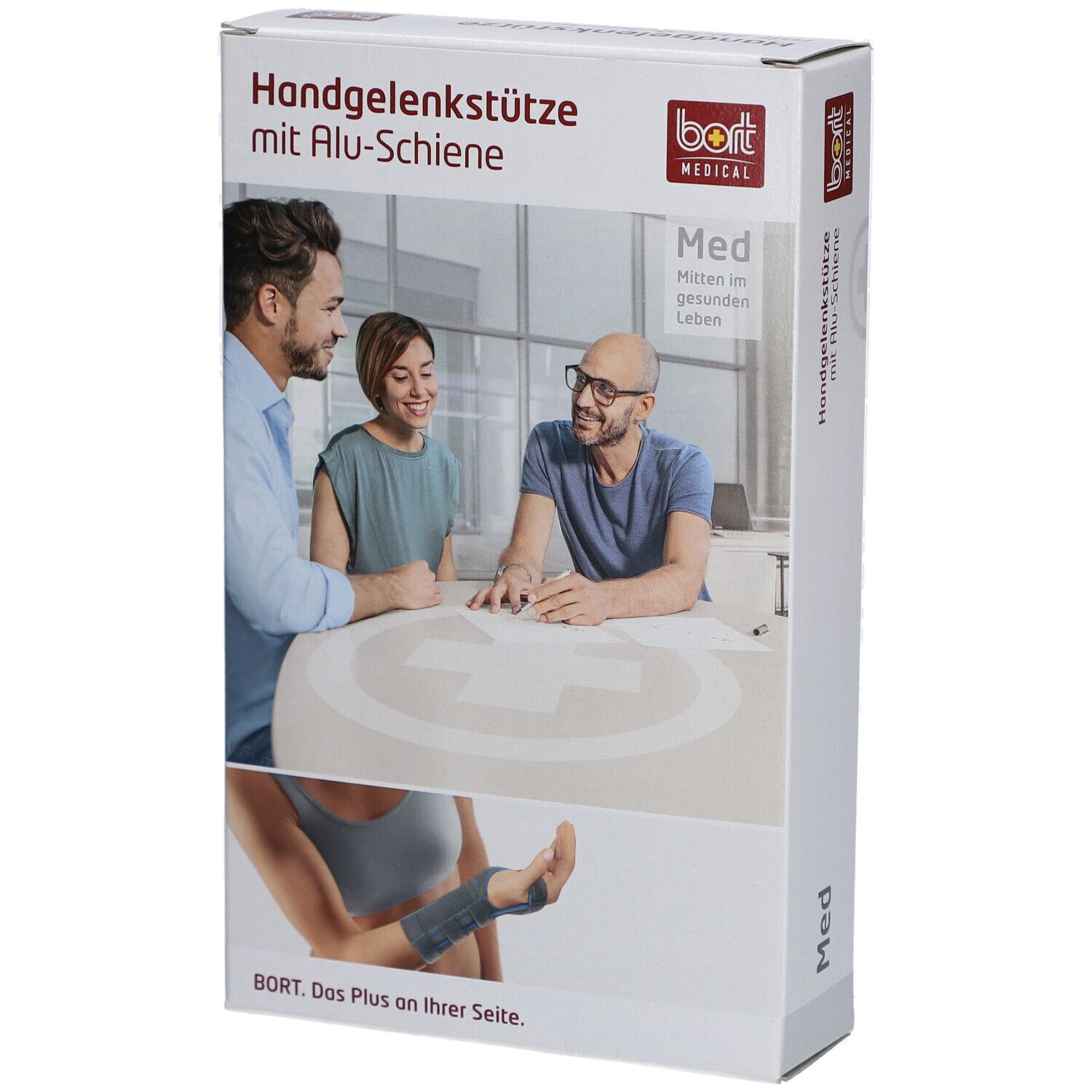 BORT Handgelenkstütze mit Alu-Schiene (Medianus-Schiene) rechts