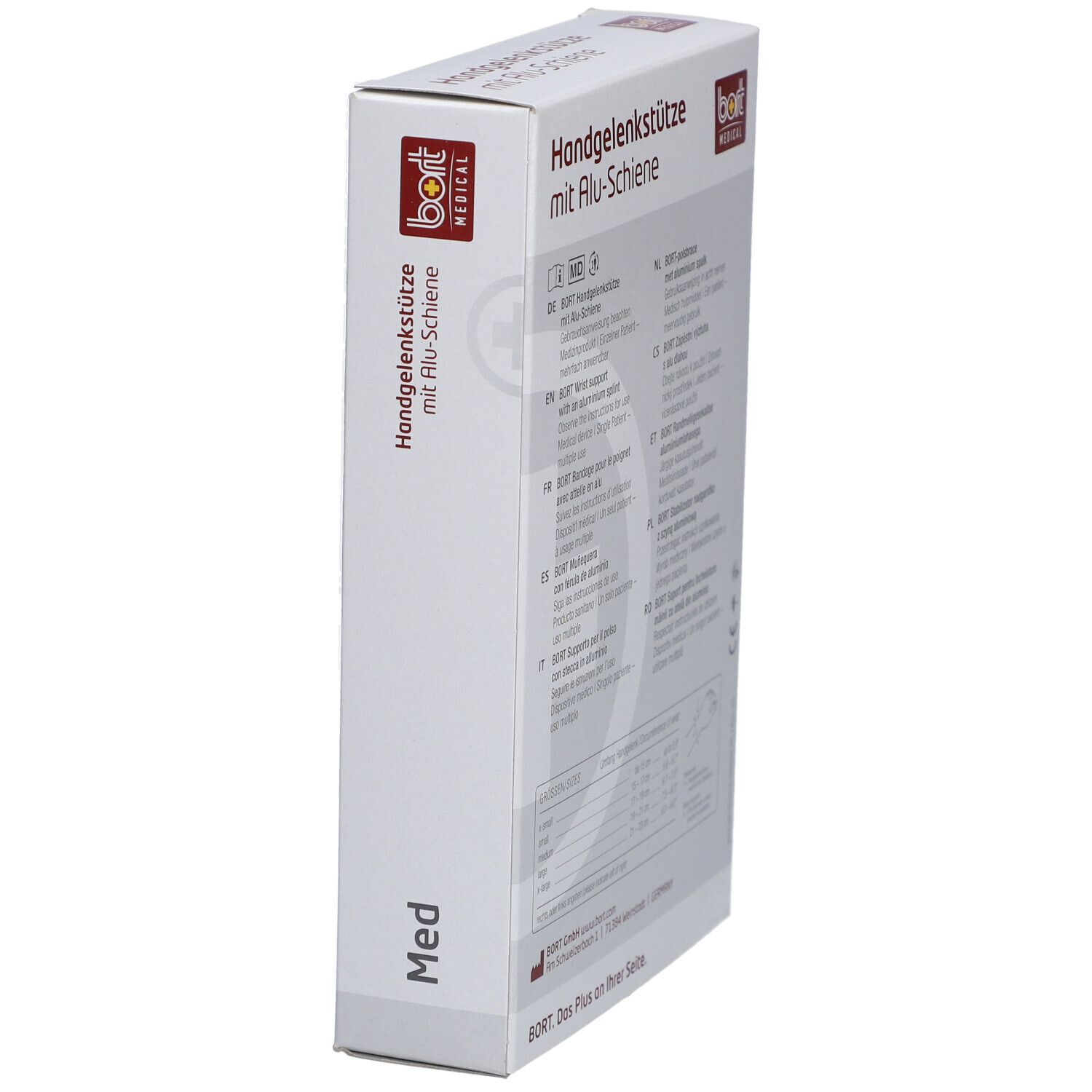 BORT Handgelenkstütze mit Alu-Schiene (Medianus-Schiene) rechts