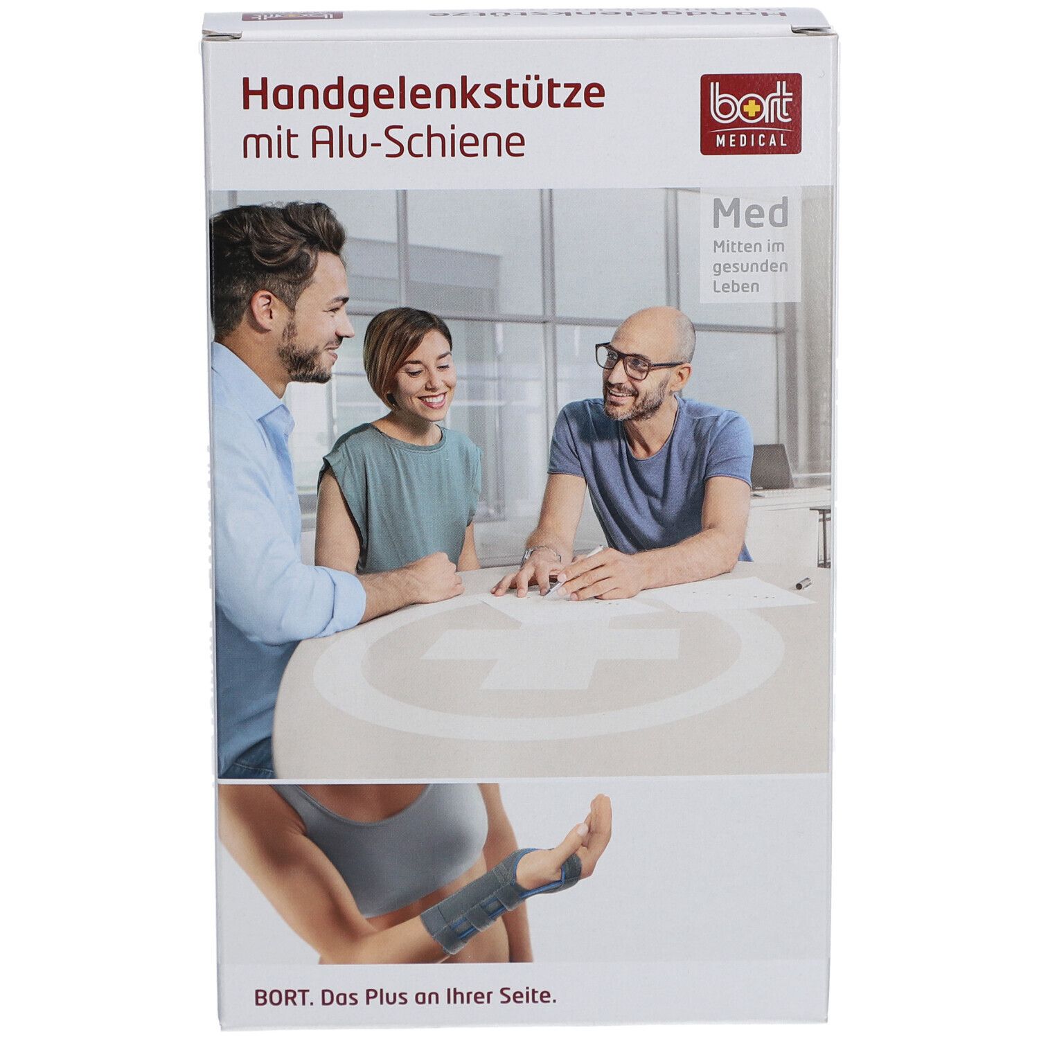 BORT Handgelenkstütze mit Alu-Schiene (Medianus-Schiene) rechts