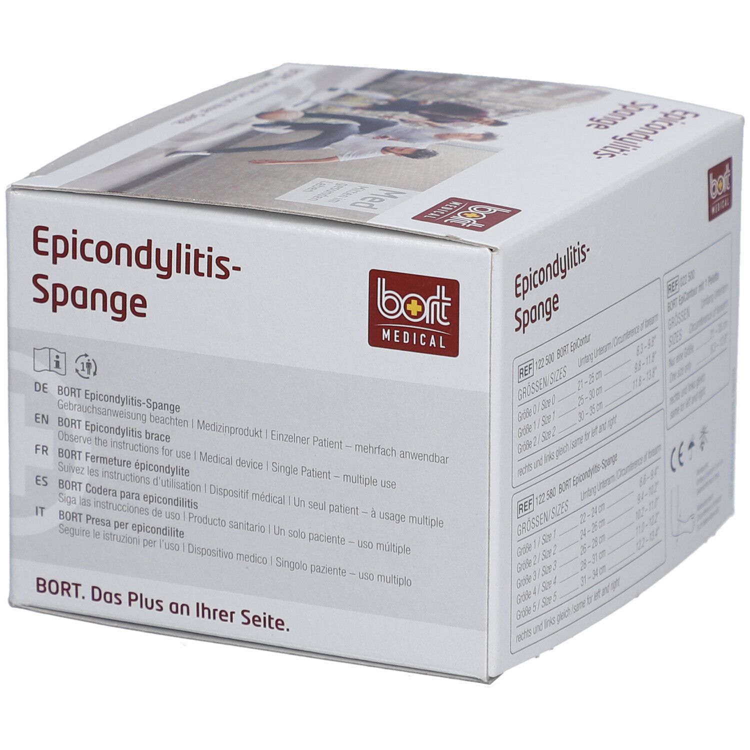 Bort Stabilo Epicondylitis Spange Grau Größe 2