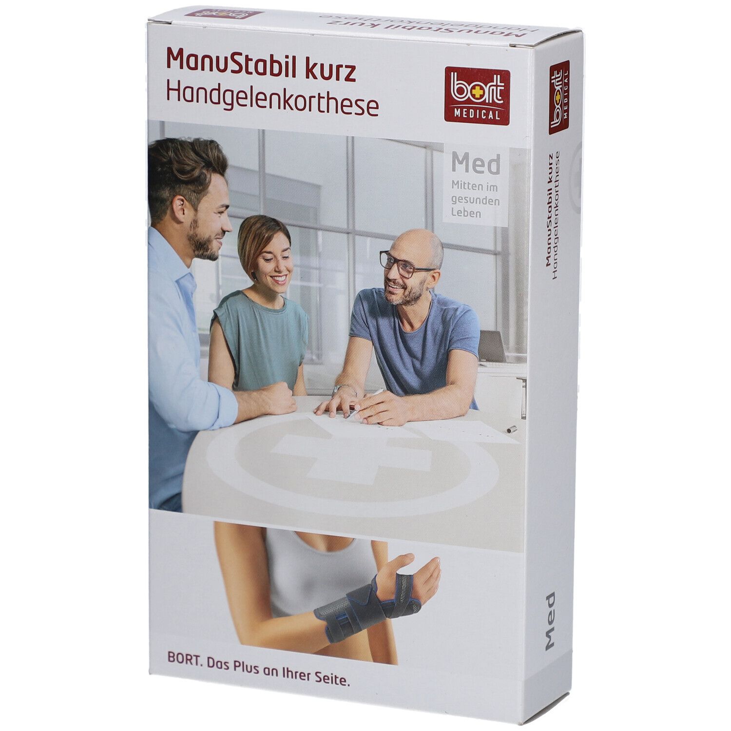 BORT ManuStabil® kurz rechts Gr. S schwarz