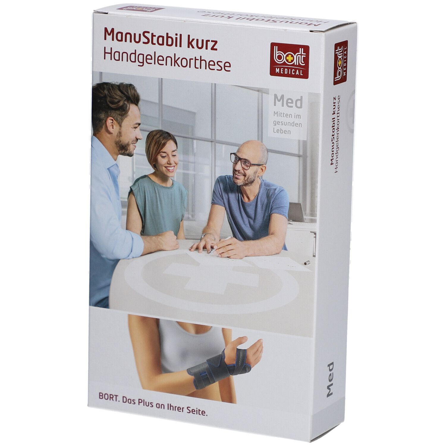 BORT ManuStabil® kurz rechts Gr. M schwarz