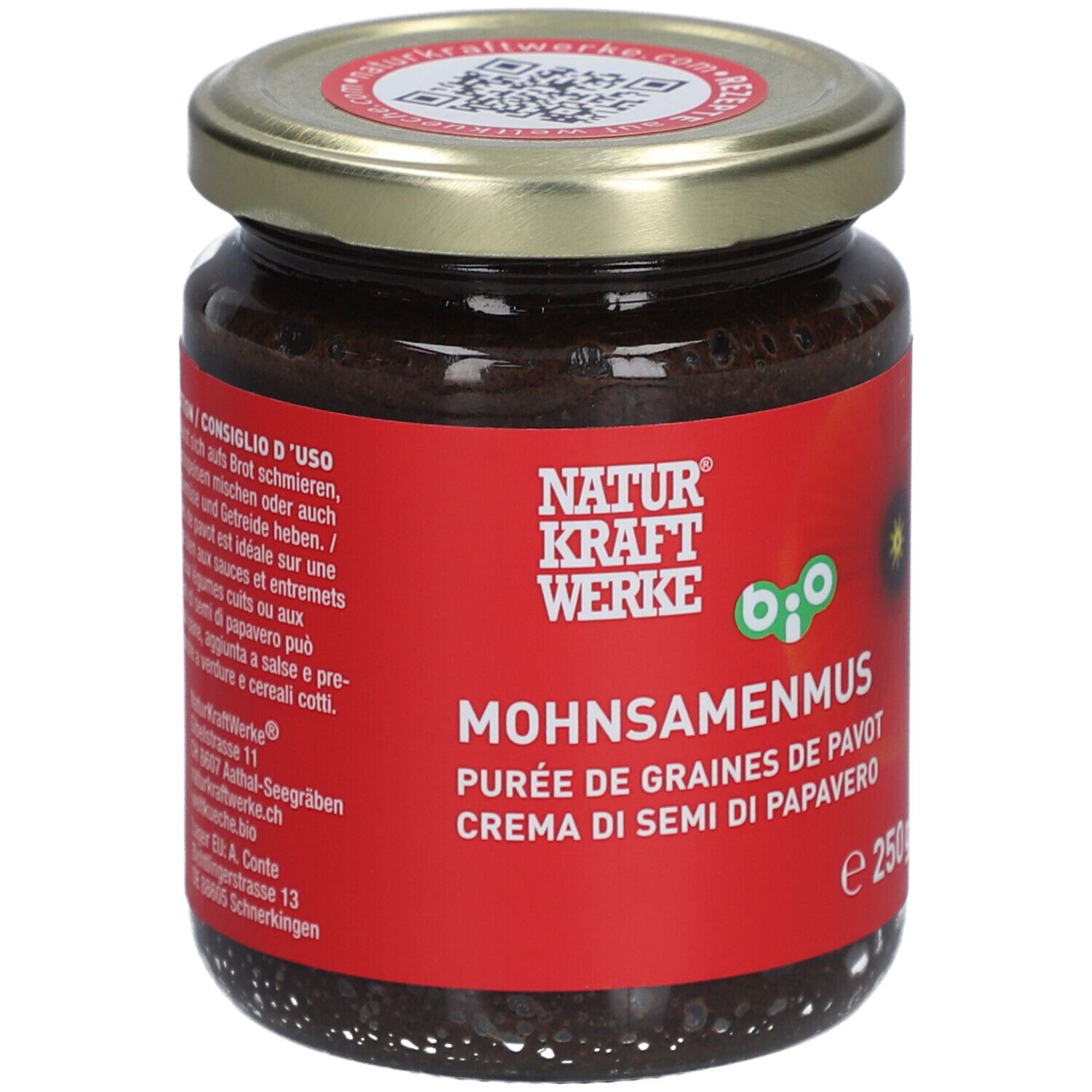 NATURKRAFTWERKE Mohnsamenpüree bio
