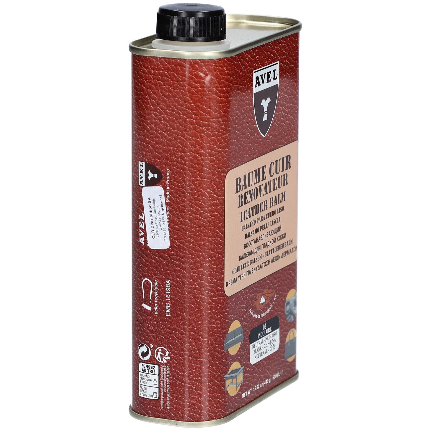 AVEL Baume Cuir renovateur - 02 Farblos