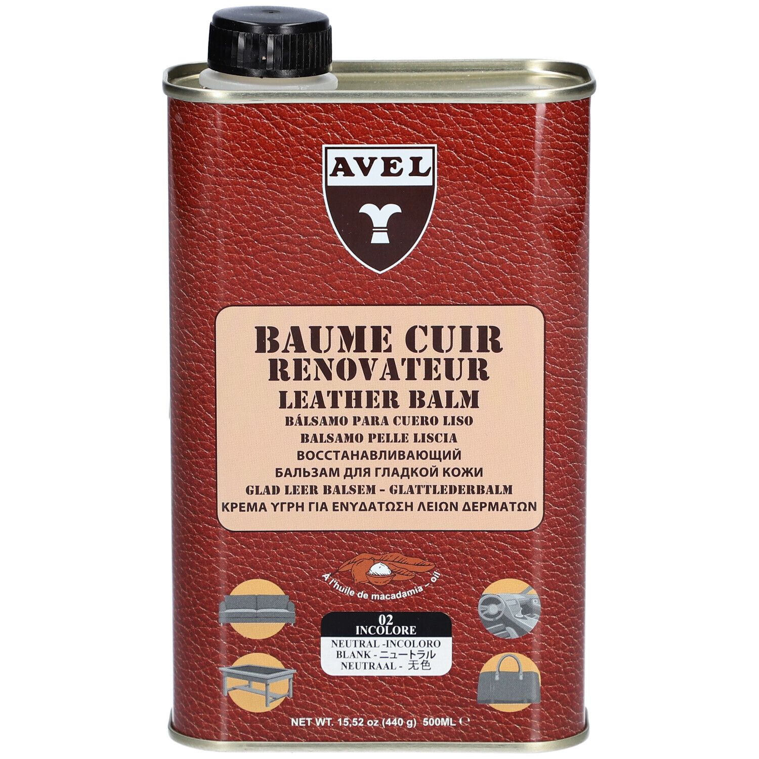 AVEL Baume Cuir renovateur - 02 Farblos