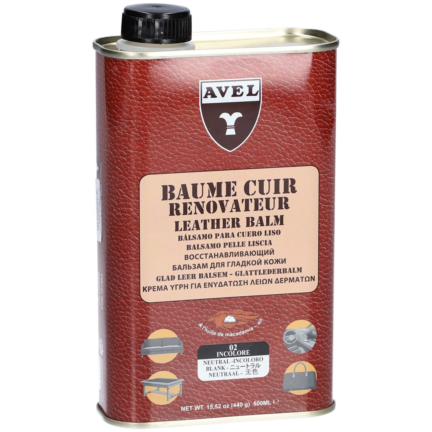 AVEL Baume Cuir renovateur - 02 Farblos