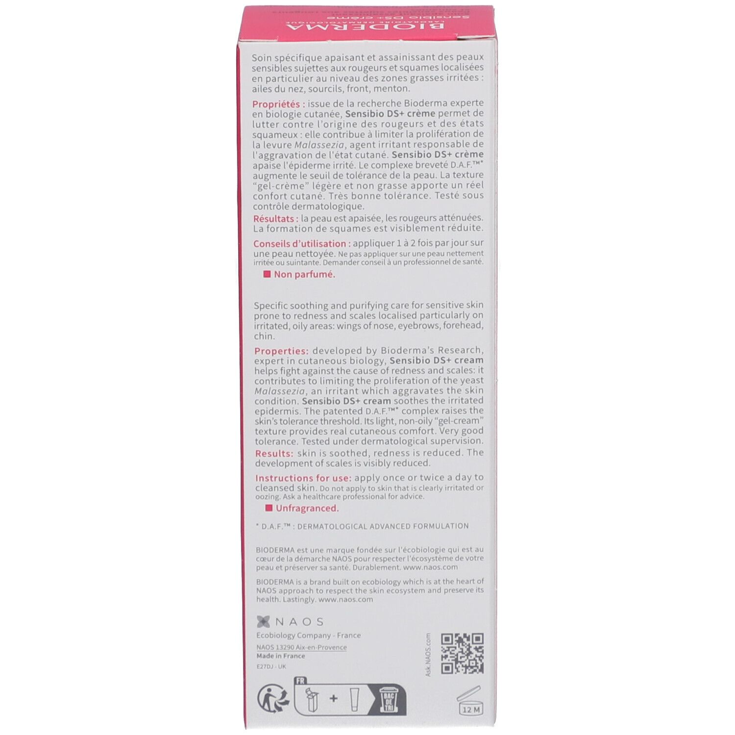 Bioderma Créaline DS+ Beruhigende klärende Creme