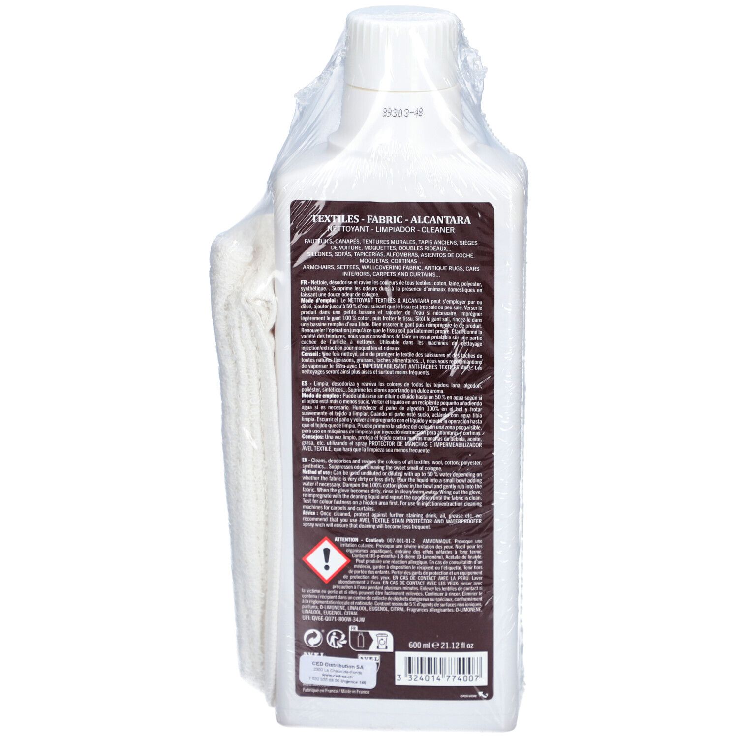 AVEL Nettoyant textiles