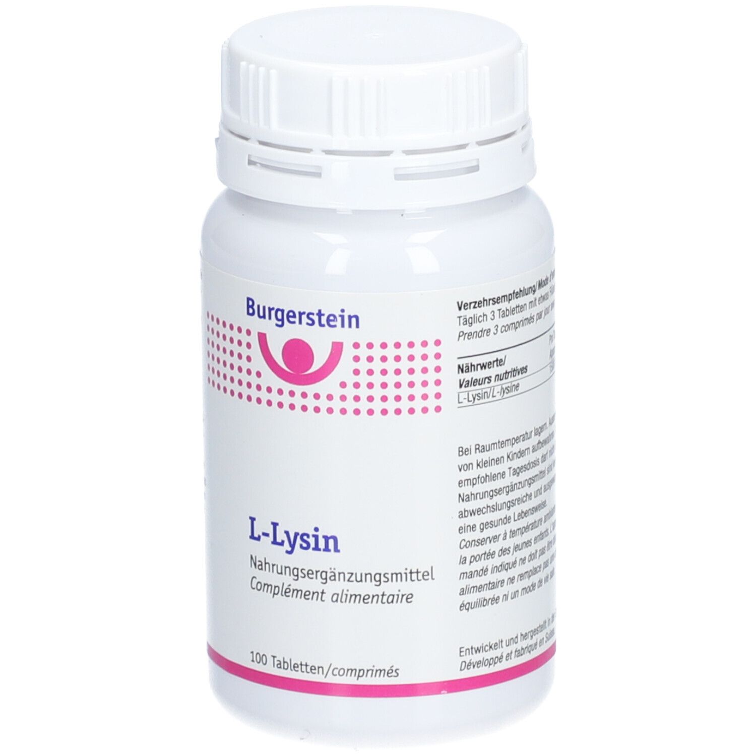 Burgerstein L-Lysin 500 mg