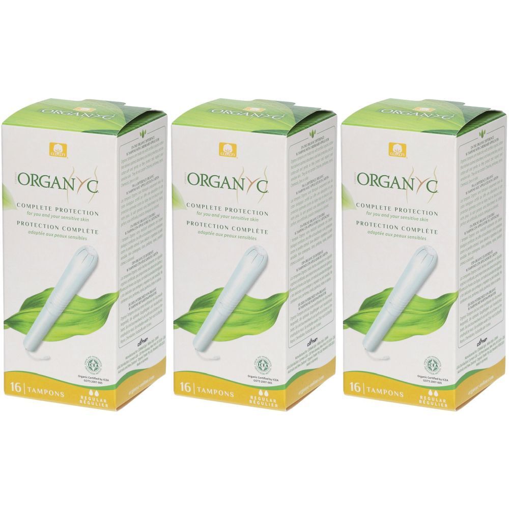 ORGANYC Tampons Regular avec applicateur