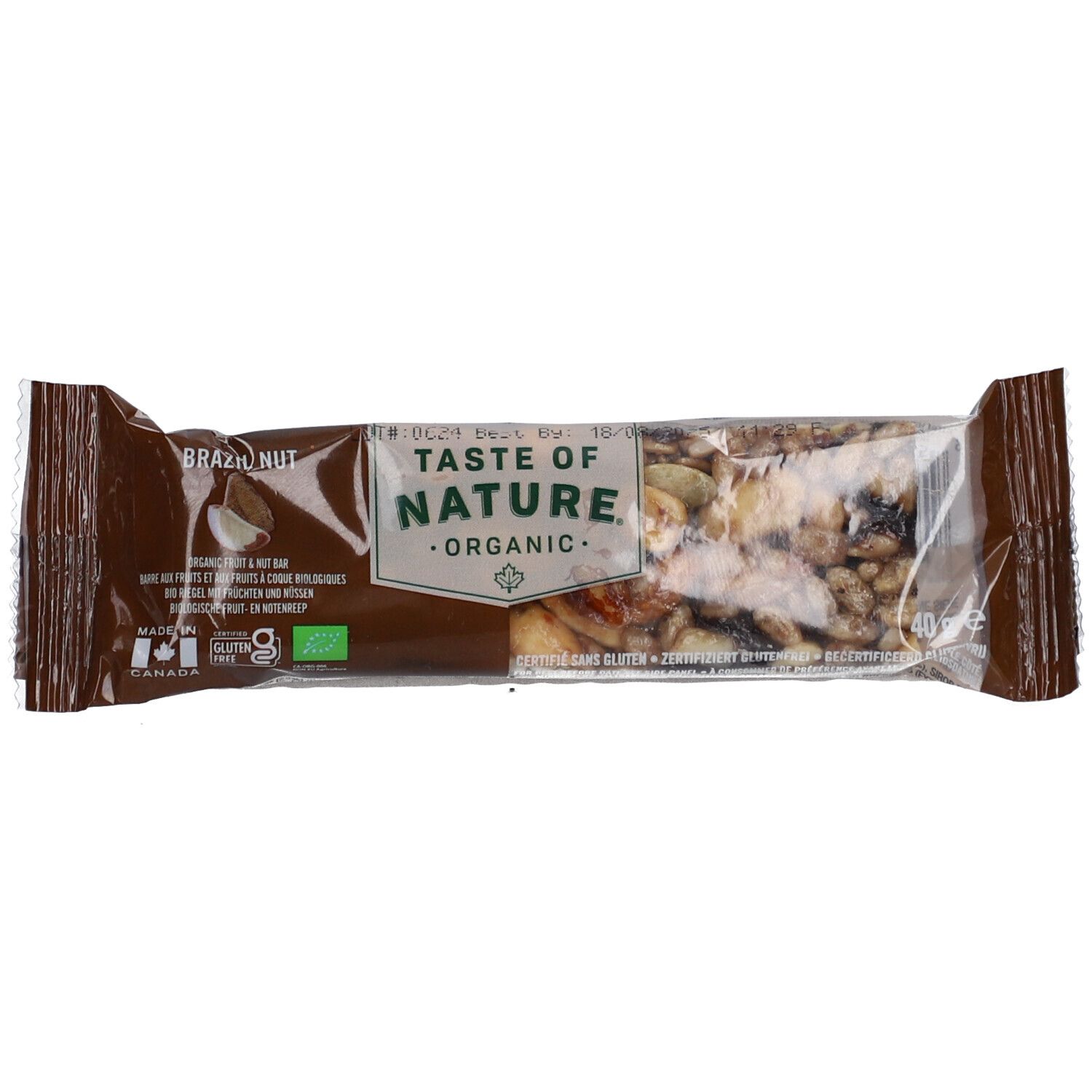 Taste Of Nature Brazil Nut Bio Müsliriegel