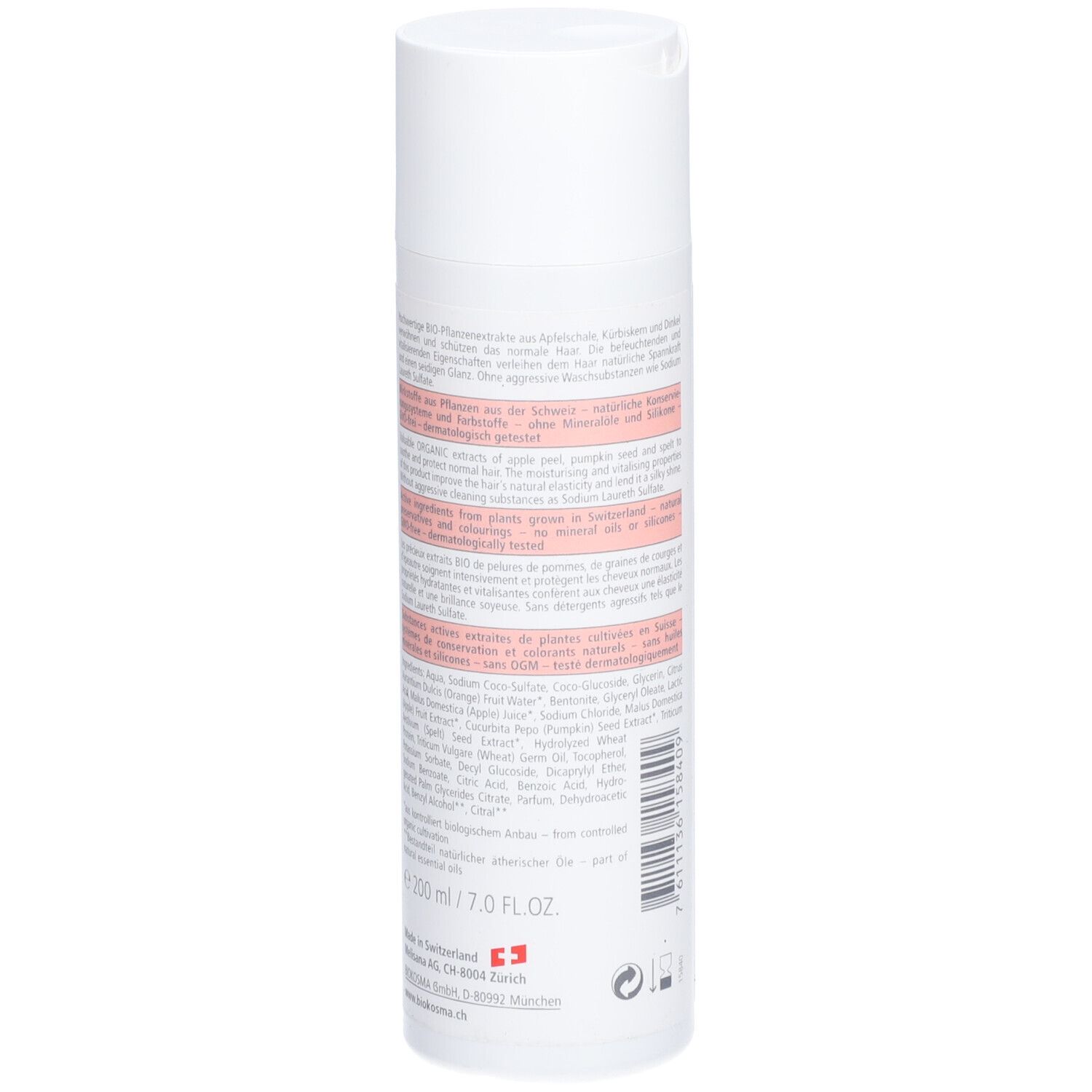 BIOKOSMA Essential Shampoo BIO-Apfelschale