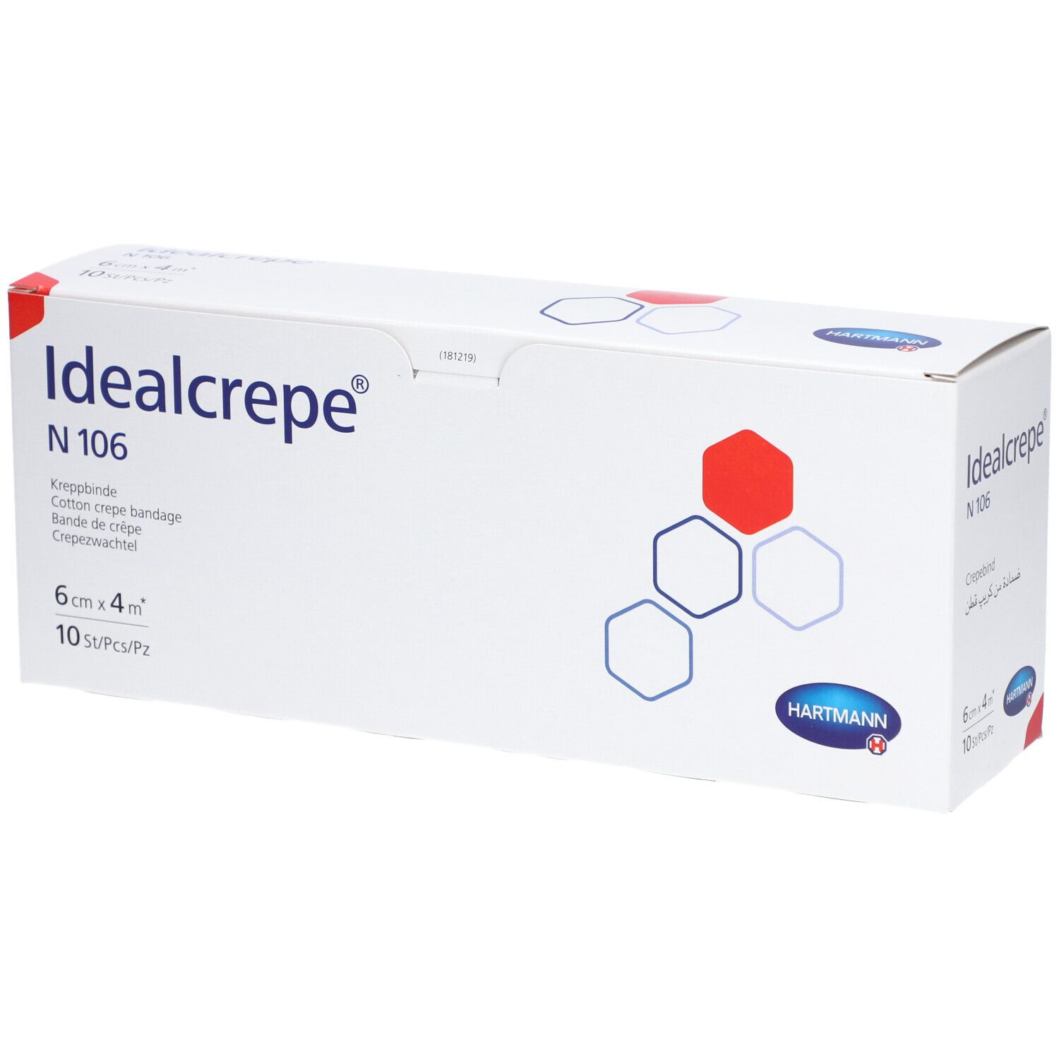 HARTMANN Idealcrepe® Bande de crêpe 4 m x 6 cm