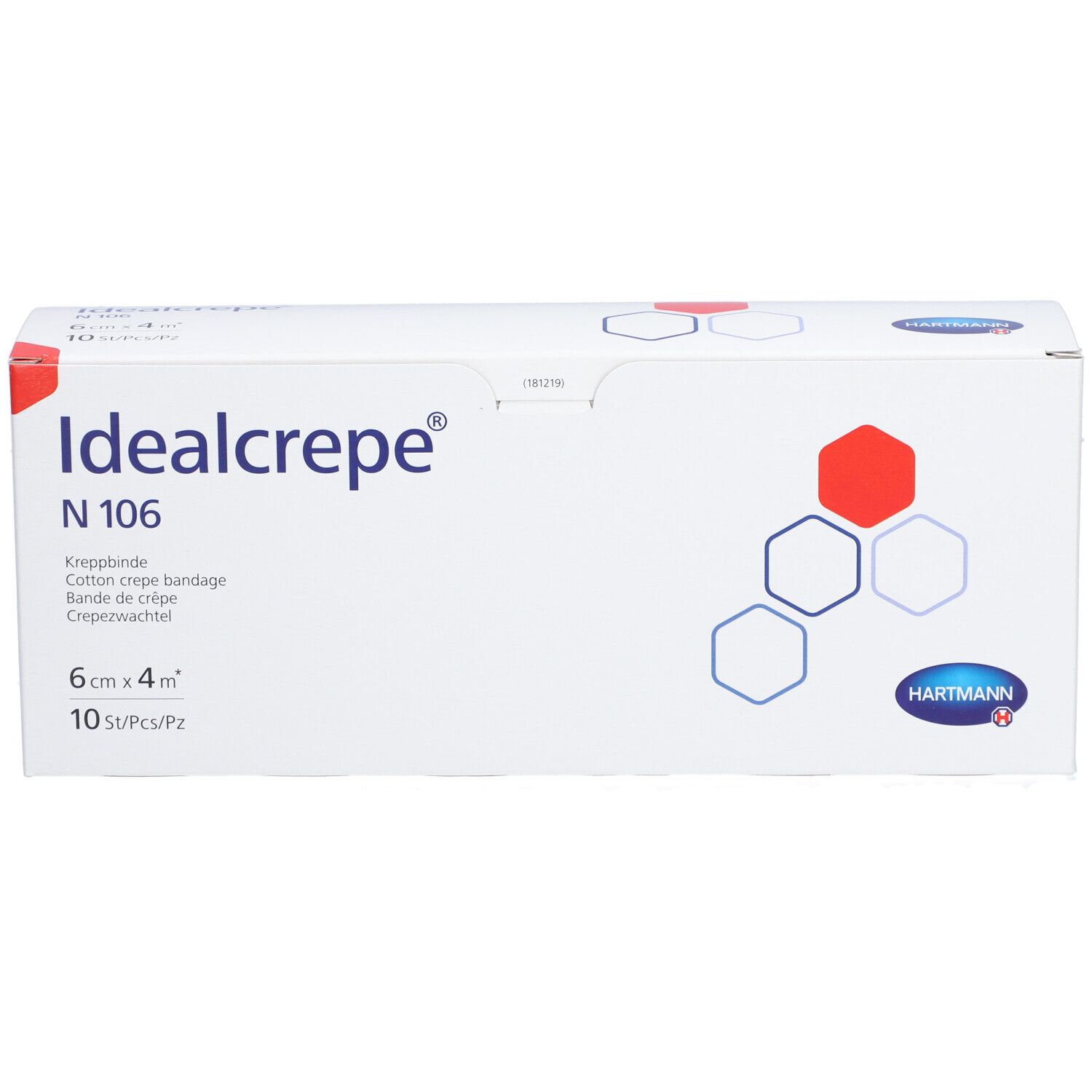 HARTMANN Idealcrepe® Bande de crêpe 4 m x 6 cm