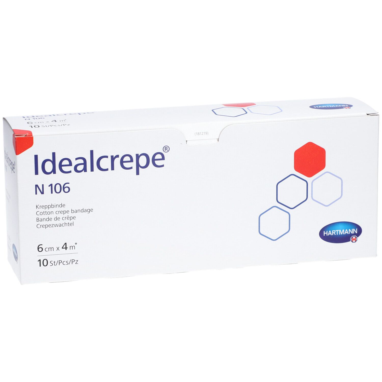 HARTMANN Idealcrepe® Bande de crêpe 4 m x 6 cm