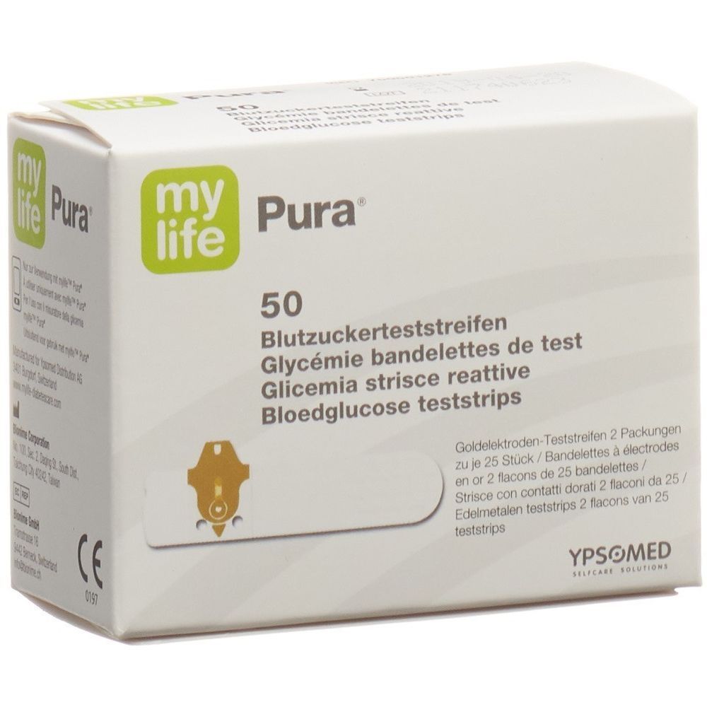 MYLIFE PURA Bandelettes de test de glycémie