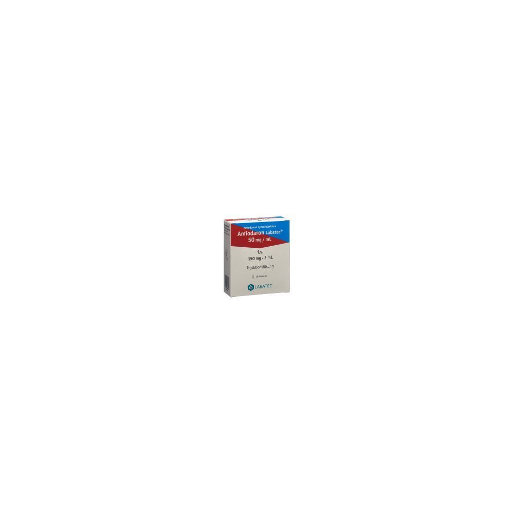 AMIODARON Labatec Inj Lös 150 mg/3ml 10 Amp 3 ml