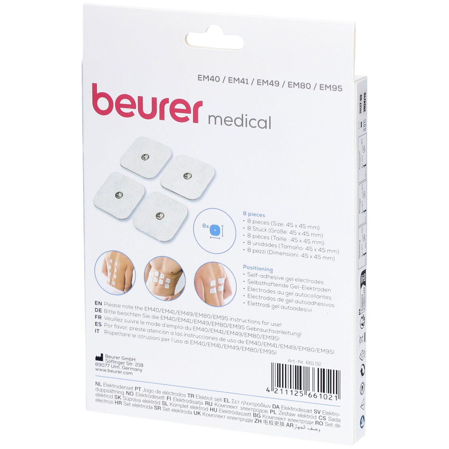 Beurer Jeu D'Électrodes Médical