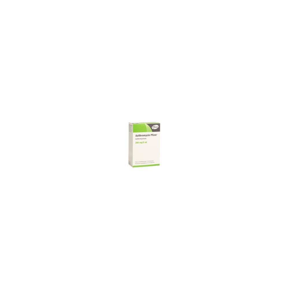 AZITHROMYCIN Pfizer Plv 200 mg/5ml f Susp Fl 15 ml