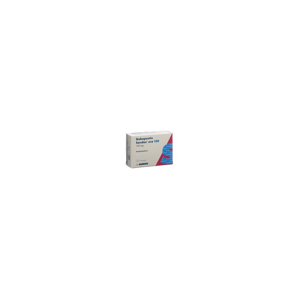 GABAPENTIN Sandoz eco Kaps 100 mg 50 Stk
