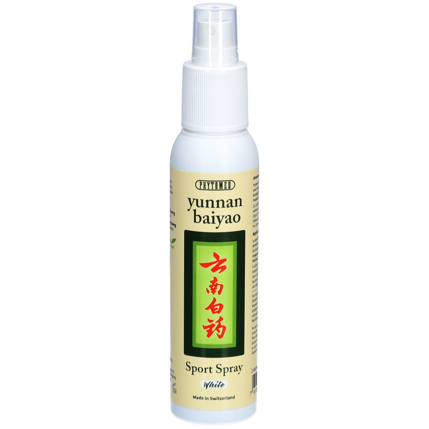PHYTOMED Yunnan Baiyao Sport Spray Blanc