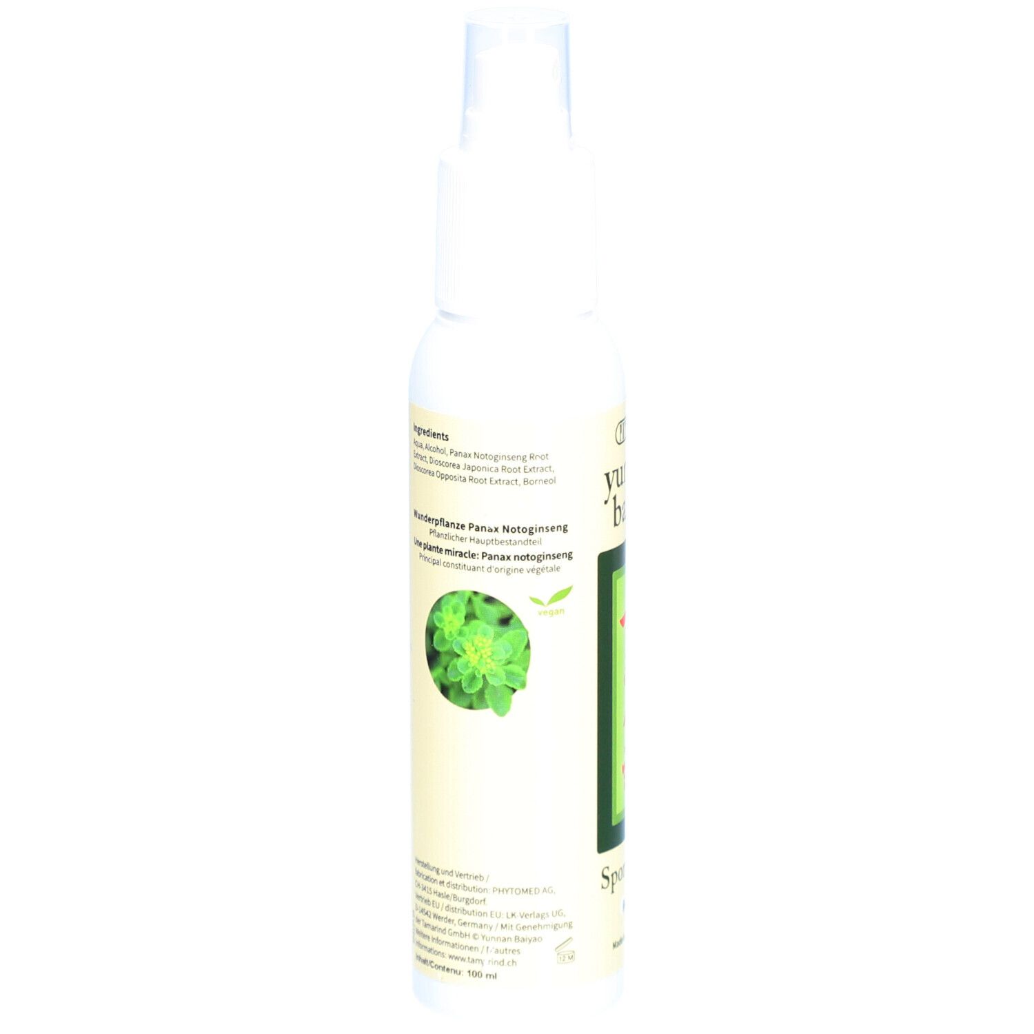 PHYTOMED Yunnan Baiyao Sport Spray Blanc