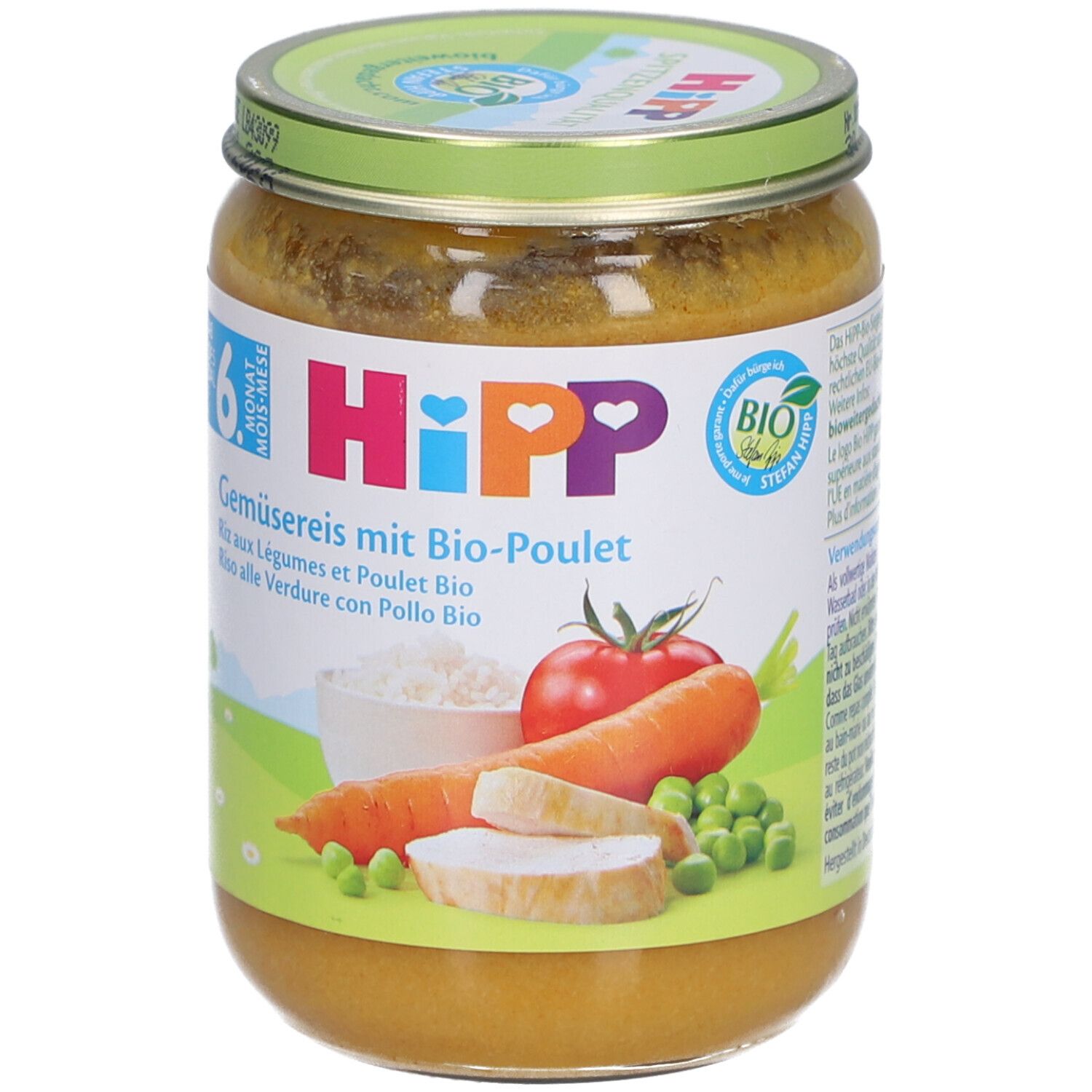 HiPP Gemüsereis mit Bio-Poulet ab 6 Monaten
