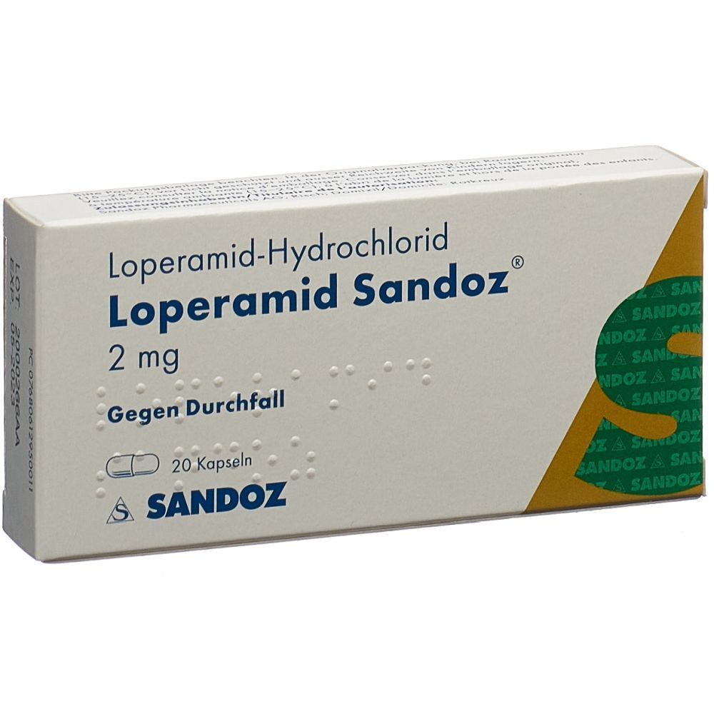 LOPERAMID Sandoz Kaps 2 mg 20 Stk