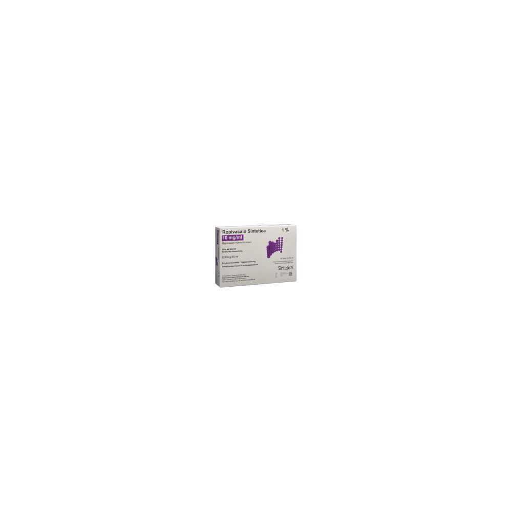 ROPIVACAIN Sintetica 10 mg/ml 20ml Amp 10 Stk