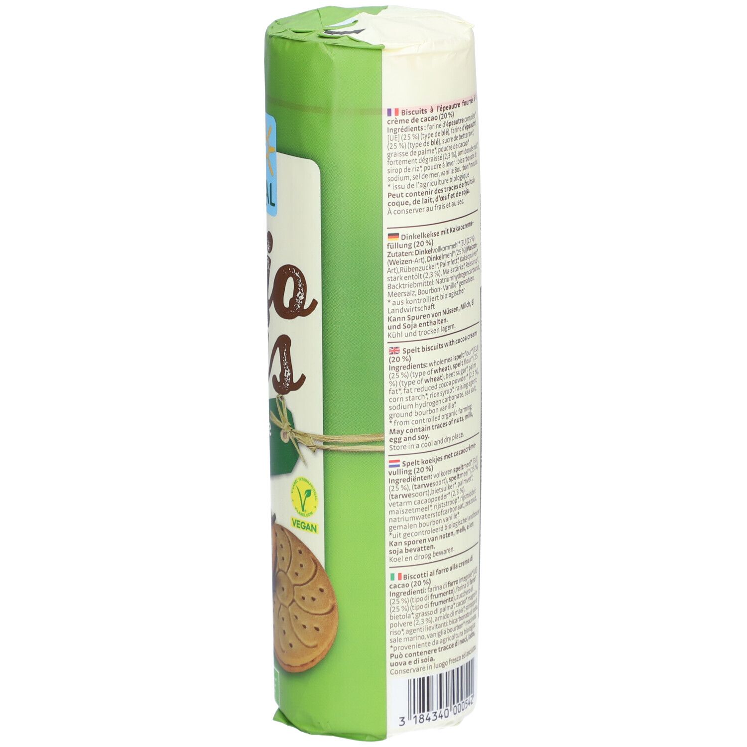 PURAL Bio Bis - Dinkel-Schokoladen-Kekse Vegan Bio