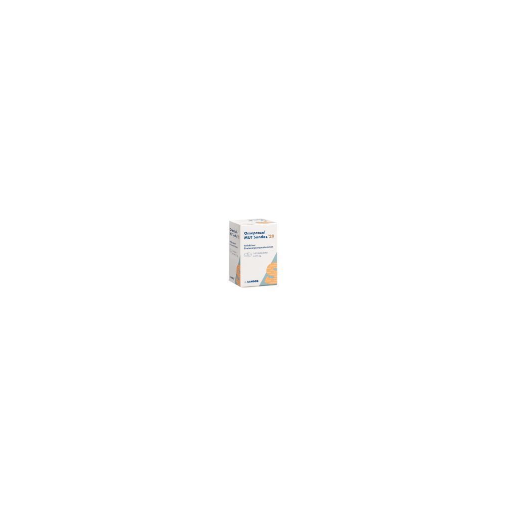 OMEPRAZOL MUT Sandoz Filmtabl 20 mg Ds 14 Stk