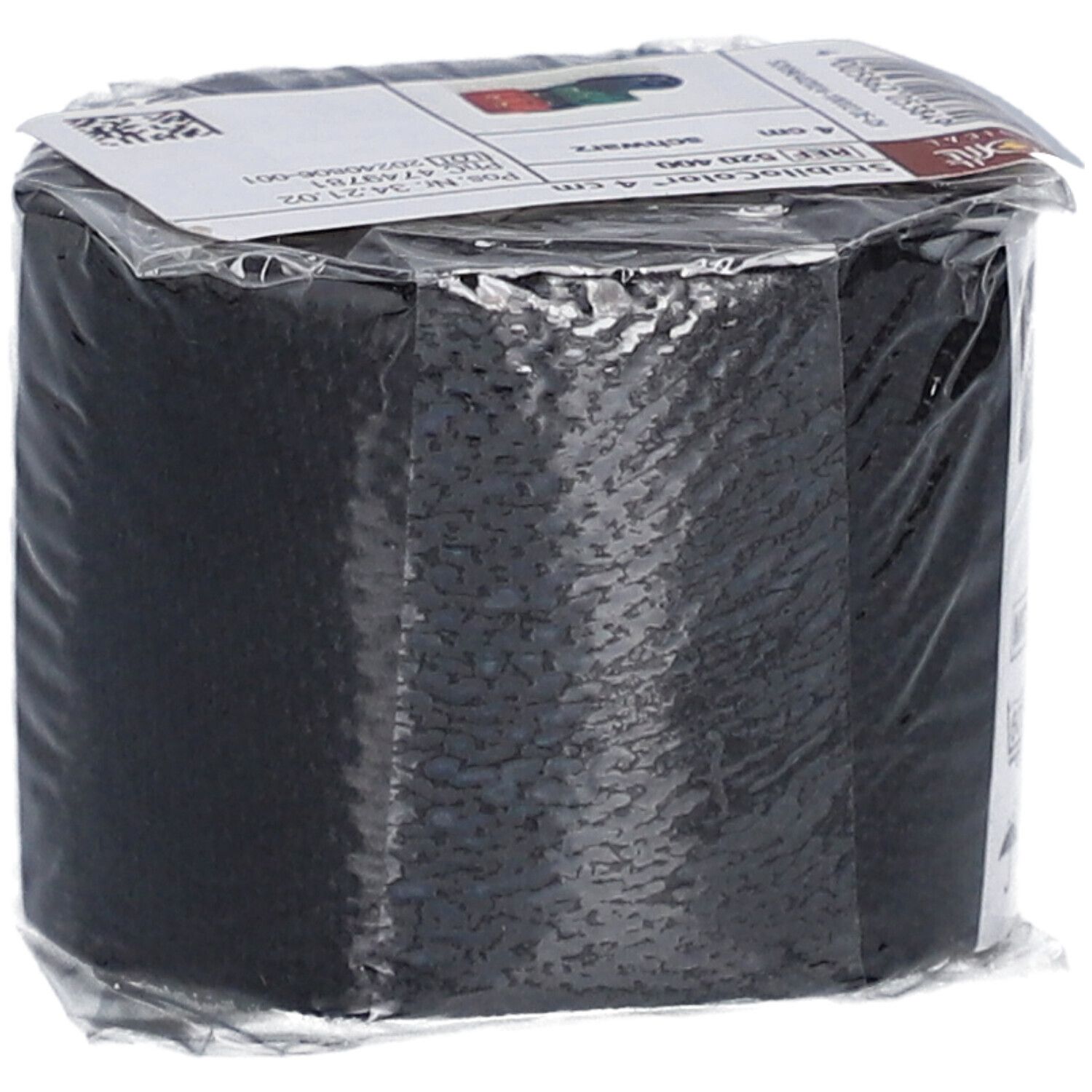 BORT StabiloColor® Bandes élastiques 4 cm noire