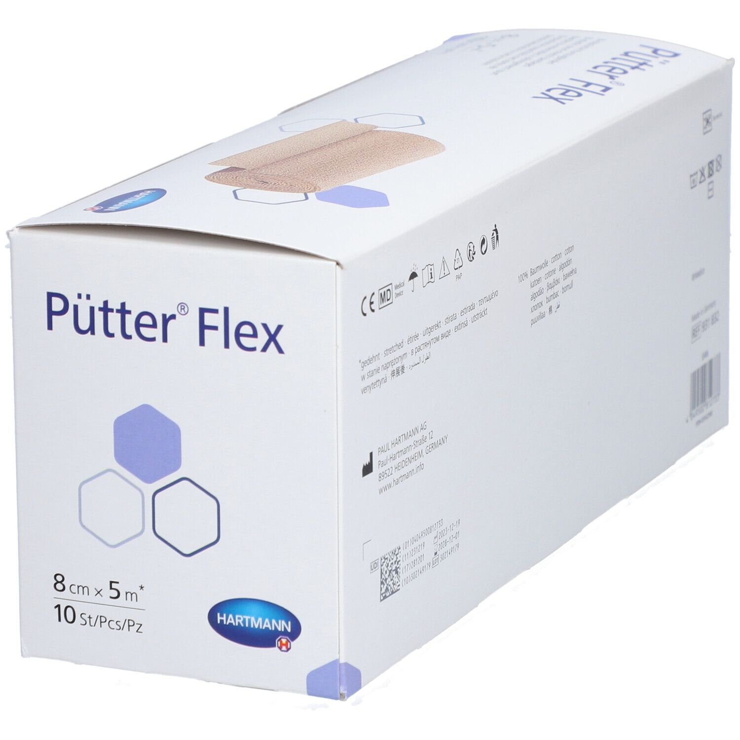 HARTMANN Pütter®Flex Kompressionsbinde 8 cm x 5 m