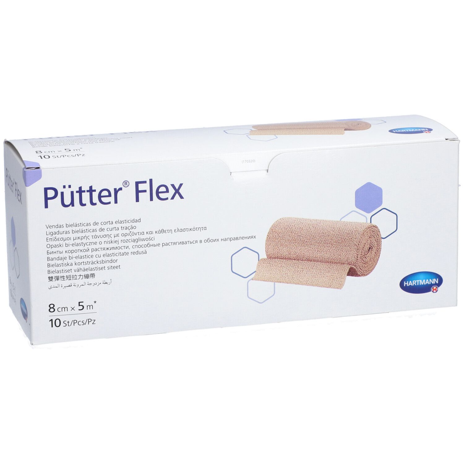 HARTMANN Pütter®Flex Kompressionsbinde 8 cm x 5 m