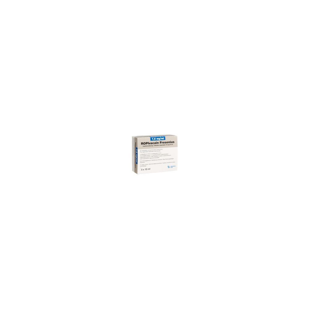 ROPIVACAIN Fresenius 7.5 mg/ml 10ml Amp 5 Stk