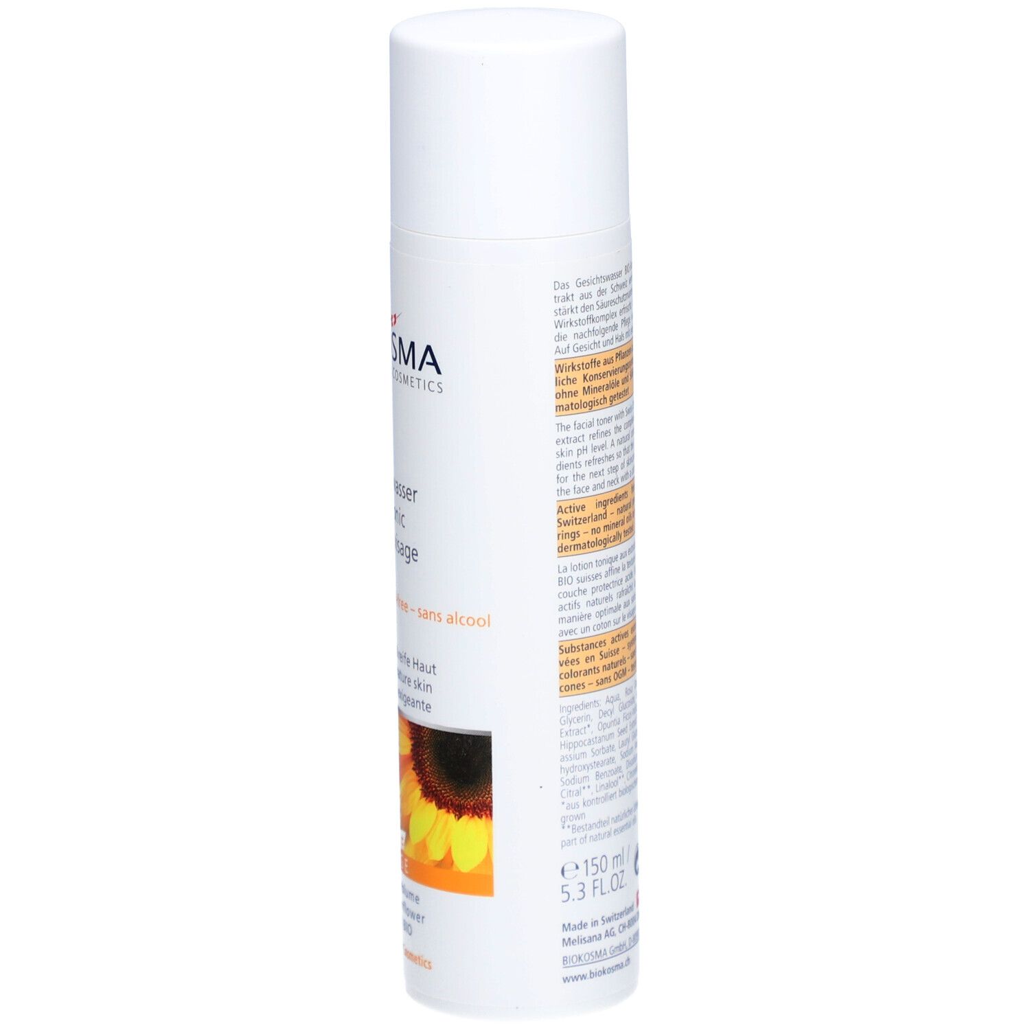 BIOKOSMA Active Visage Lotion tonique Tournesol Bio