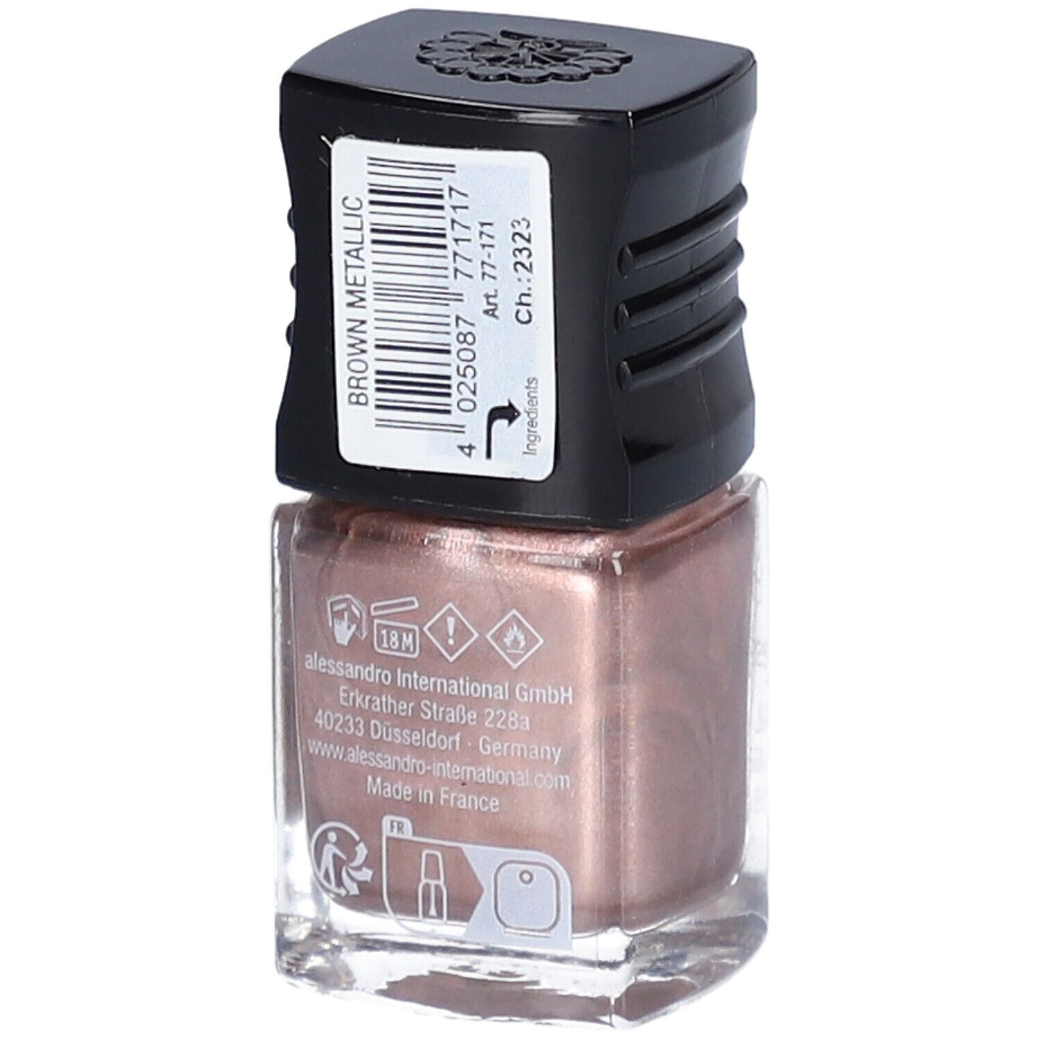ALESSANDRO Vernis à ongles 71 Brown Metallic