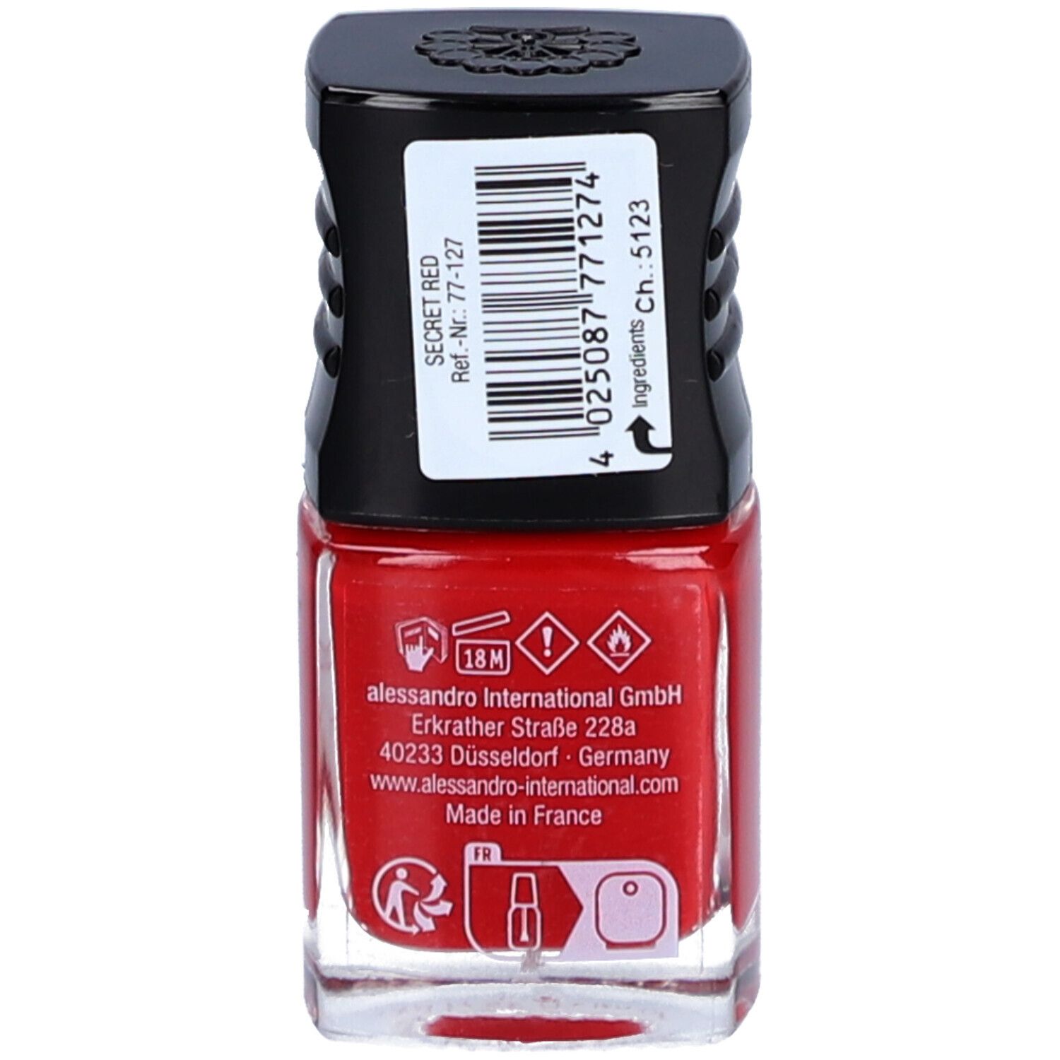 ALESSANDRO Vernis à ongles 27 Secret Red