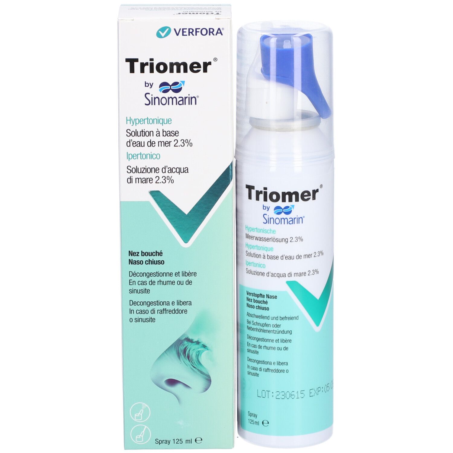 TRIOMER Hypertonique Spray nasal