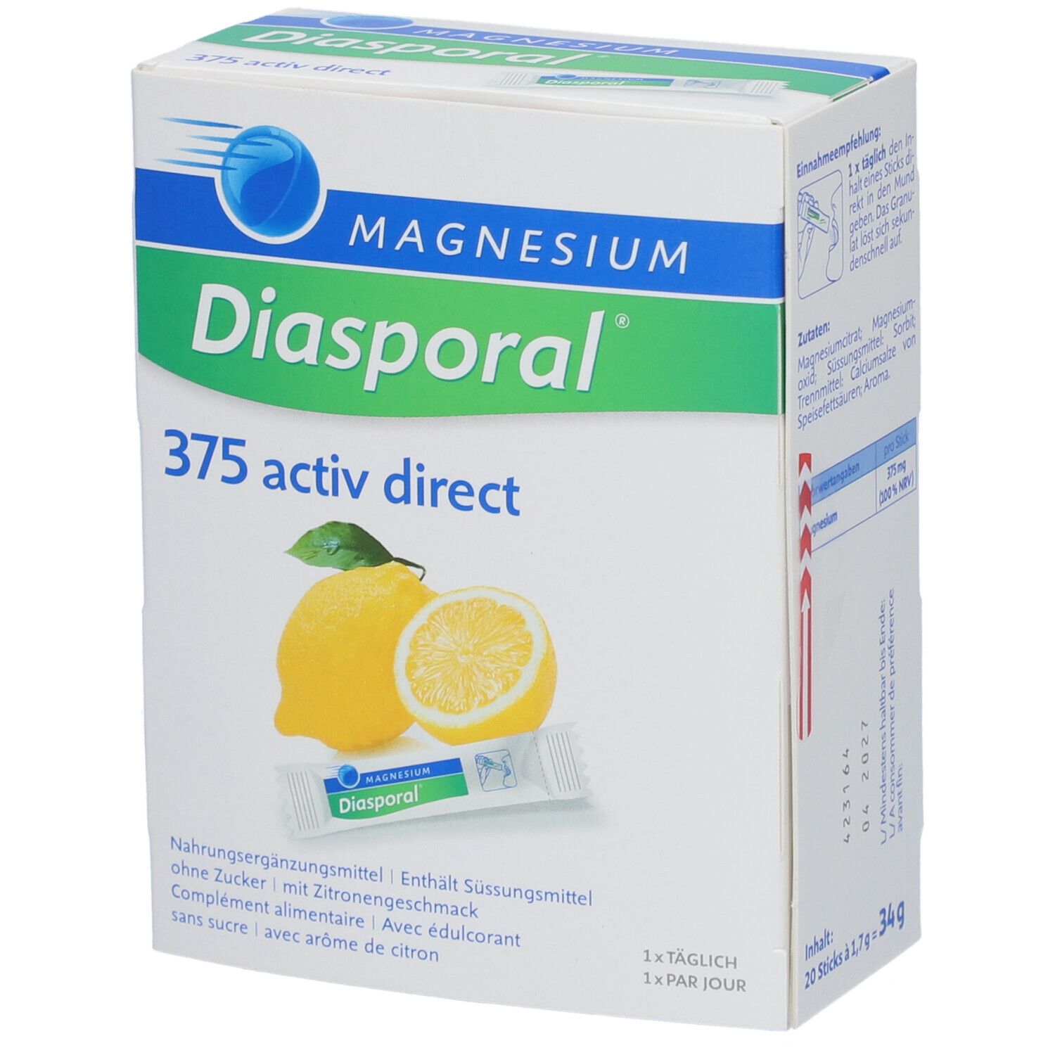 MAGNESIUM Diasporal® 375 Activ direct