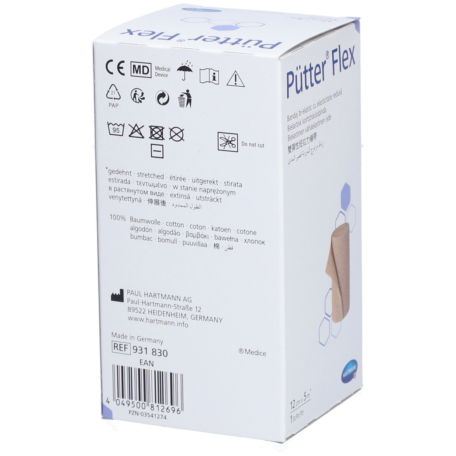 HARTMANN Pütter®Flex Bande de compression 12 cm x 5 m