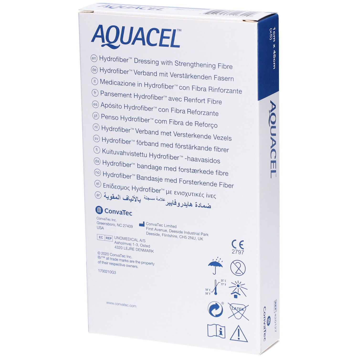 AQUACEL Hydrofiber Tamponaden 1x45cm sta Fas